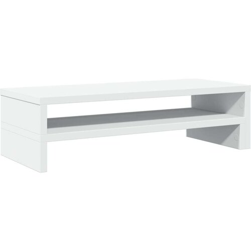 VidaXL Stalak za monitor bijeli 54 x 22 x 15 cm od konstruiranog drva Slike