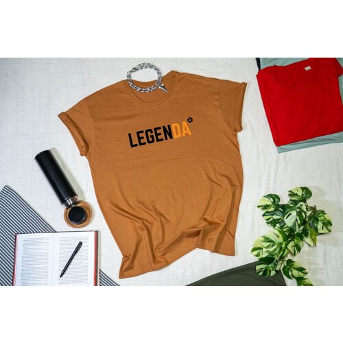 Pop Art Unisex majica Svetlo braon 3XL Cene