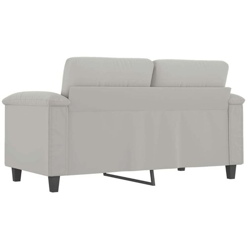  Dvosjed svjetlosivi 120 cm od mikrovlakana Slike