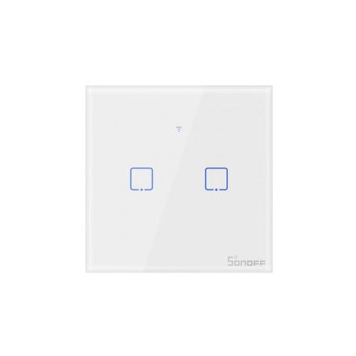 SONOFF pametno stensko stikalo Wi-Fi + RF433 dvojno T1EU2C-TX Cene