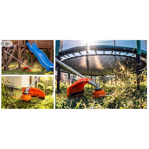 Humberg HM-613 bencinska motorna flakserica 1500 W s priborom in oljem Slike