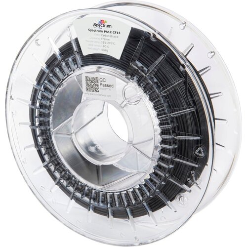  PA12 CF15 Carbon Black - 1,75 mm / 500 g Slike
