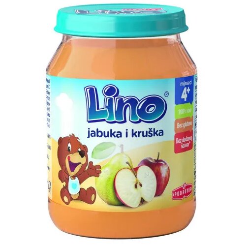 Lino ka&amp;scaron;ica jabuka i kru&amp;scaron;ka 190g Slike