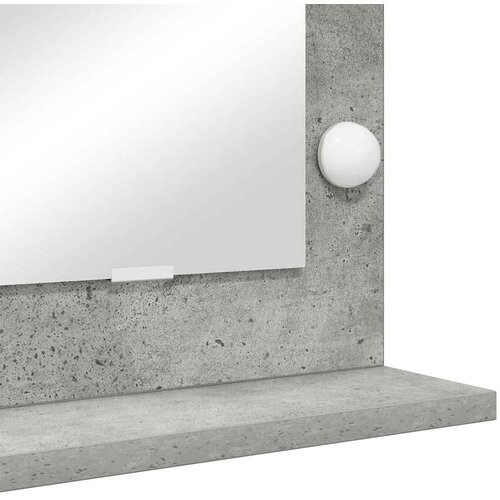  Ogledalo za Toalet Pravokutni Betonski sivi 80 x 45 x 18 cm Slike