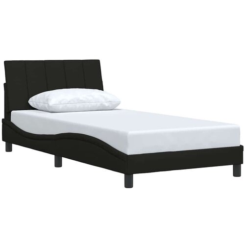 VidaXL okvir za krevet bez madraca crni 100x200 cm od tkanine Slike
