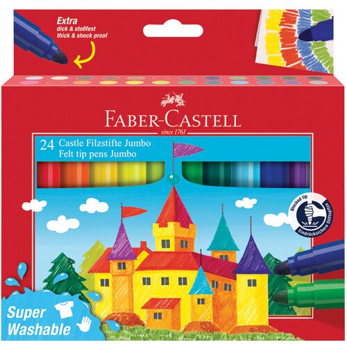  ŠKOLSKI 24BOJE JUMBO KRATKI FABER CASTELL 154324 BLISTER Cene