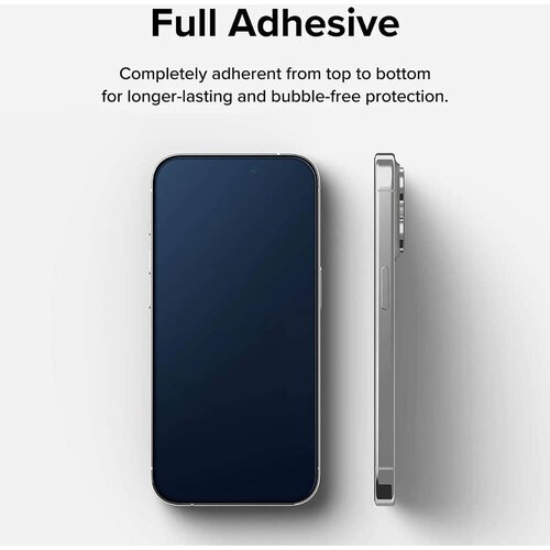 Ringke Cover Display ID Glass kaljeno steklo za iPhone 15 Pro Max - črno Slike