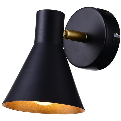 Candellux less zidna lampa 1X40W E14 crna mat Slike