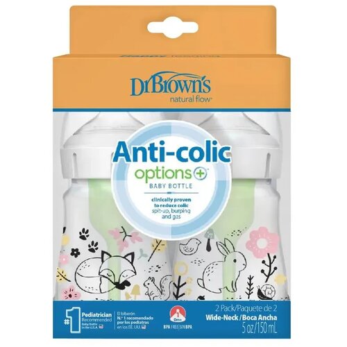 Dr.browns Flašica za bebe Anti-Colic, Plastična, 2 komada Cene