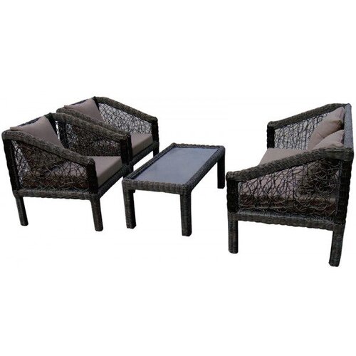  Ba&amp;scaron;tenski sofa set Picaso braon - 035439 Slike