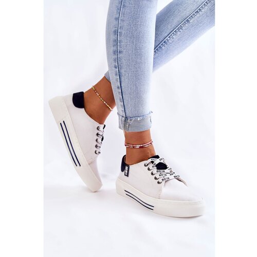 Big Star Women&amp;#039;s Memory Foam System Sneakers KK276002 White Slike