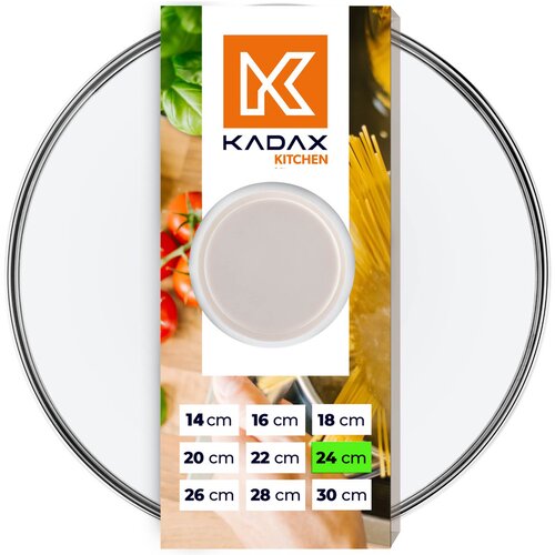KADAX stekleni pokrov 24 cm univerzalni toplotno odporen pokrov za lonce in ponev, (5000355880) Cene