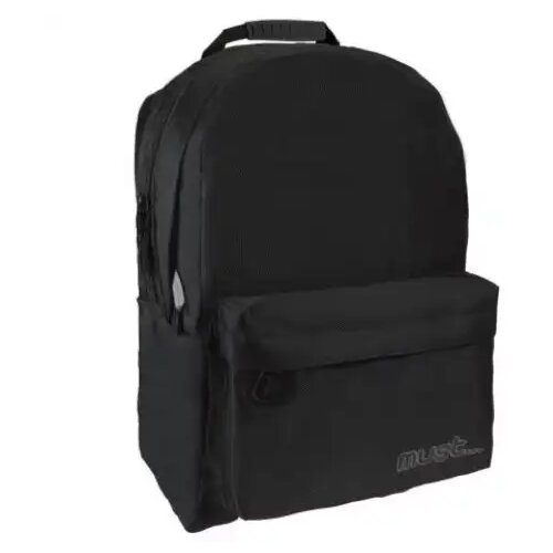 Luna must: crna jednobojna ripstop &scaron;kolska torba, ruksak 32x17x42cm Cijene