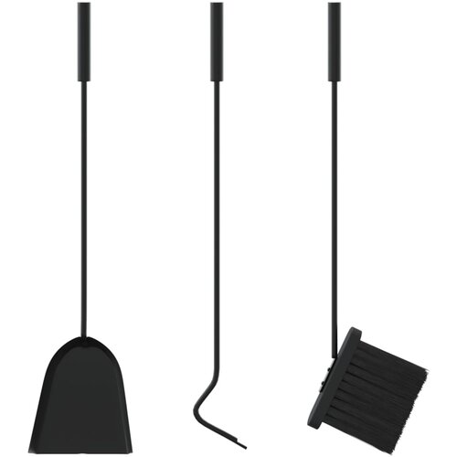  Set alata za kamin od 4 dijela 22 x 59 cm čelik Slike