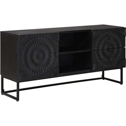  ormar s ladicama s policom s pohranom Crna 105 x 30 x 54 cm Slike
