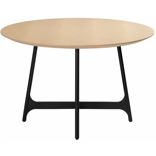 DAN-FORM Denmark Okrugli blagovaonski stol s pločom u dekoru hrasta ø 120 cm Ooid -