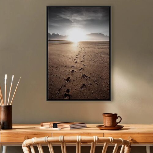  Slika - Our Way (1 Part) Vertical 60x90 U crnom drvenom okviru Slike