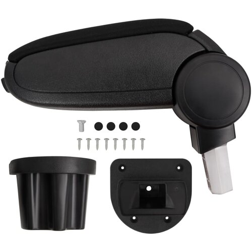 VidaXL Naslon za roke za avto črn 13,5x32,5x(31-46,5) cm ABS, (20823560) Slike