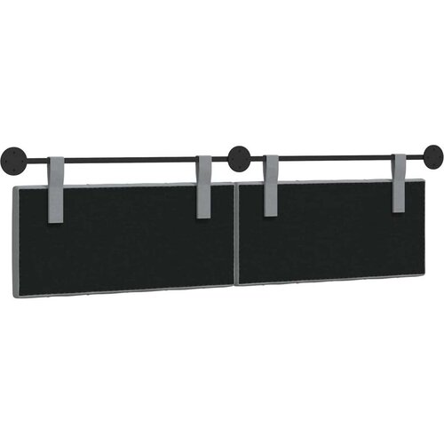  Držeće uzglavlje Zidne Svijetlo siva 170 x 55 x 7 cm tkanina - Svjetlosiva 160 cm bez LED Slike
