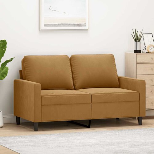 VidaXL Dvosjed smeđi 120 cm bar&amp;scaron;unasti Slike