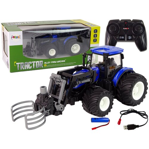 Traktor na daljinsko upravljanje Grab - plavi Cijene