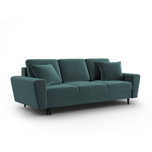 Cosmopolitan Design Petrolej zelena bar&amp;scaron;unasti sklopiva/s prostorom za odlaganje sofa 235 cm Kyoto &amp;ndash; Slike