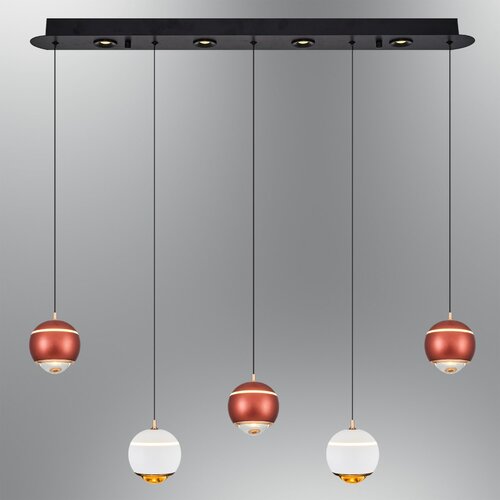 Wallity Luster 2806-5AS-0104, 120cm90 cm 5x13W, LED Cene