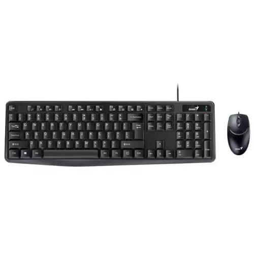 Genius KM-170 USB YU crna tastatura+ USB crni miš Cene