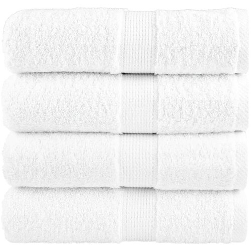 vidaXL Premium ručnici za pranje SOLUND 4 kom. Bijeli 30x30 cm 600 g/m² - Bijela 30 x 30 cm 4 Cene