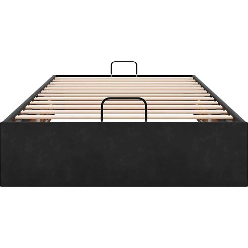 VidaXL otomanski okvir kreveta bez madraca crni 80x200 cm bar&amp;scaron;unasti Slike