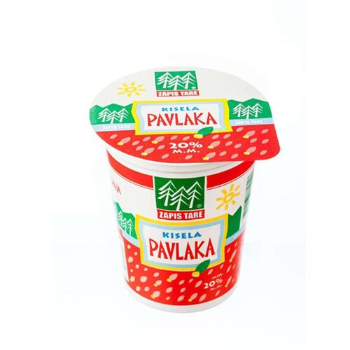 Zapis Tare Kisela pavlaka 20%mm 180g Cene