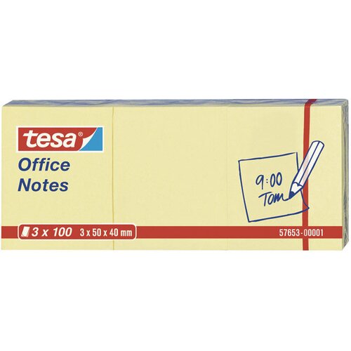 Blok samoljepljiv 40x50mm 3x100l office notes tesa 576530105 žuti Cene