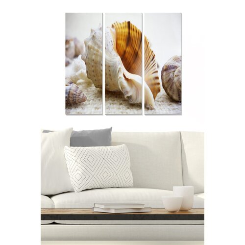 Wallity MDF1348742 Multicolor Decorative MDF Painting (3 Pieces) Cene