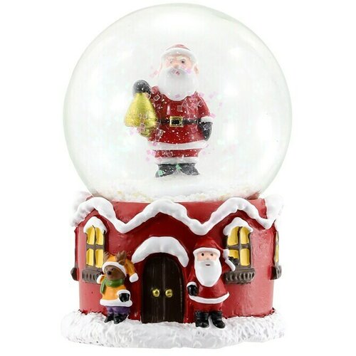  snježna kugla djed božićnjak (ø x v: 4,5 x 6,5 cm, crvena/šarena) Cijene