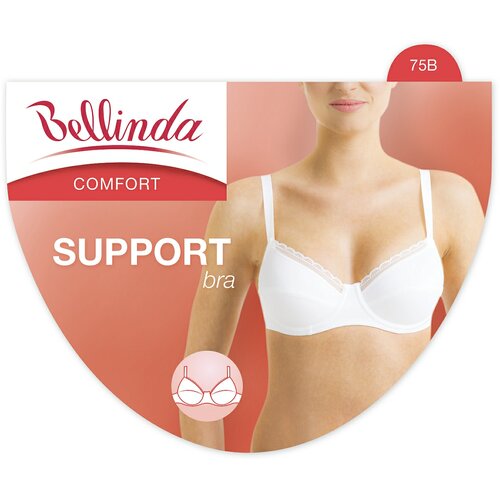 Bellinda SUPPORT BRA - Bra with bone for maximum support - white Slike