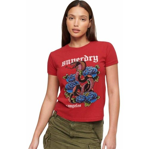Superdry ženska majica sa printom SDW1011332A-OPI Slike