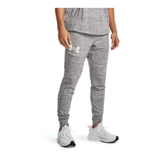 Under Armour UA Rival Terry Pants, Onyx White - S, (20488922)