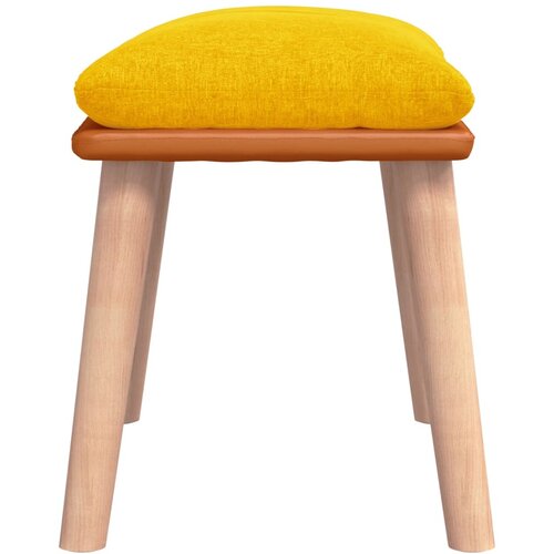  Tabure boja senfa 45x29,5x35 cm od tkanine i umjetne kože Slike