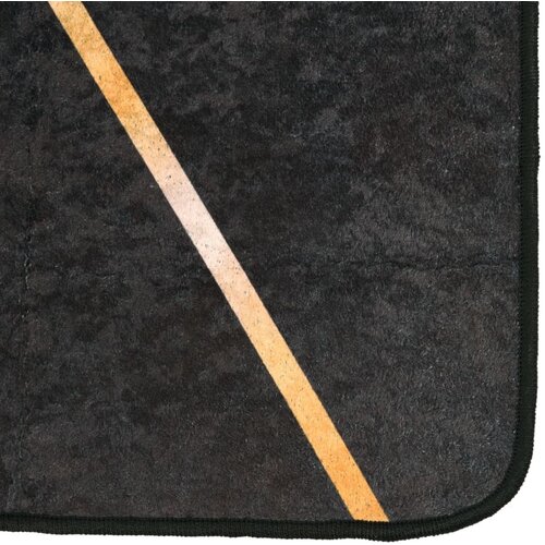  Perivi tepih crno-zlatni 160x230 cm protuklizni Slike