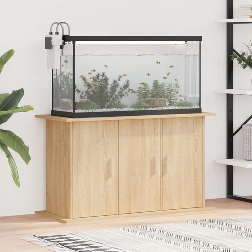 VidaXL Stalak za akvarij boja hrasta 101x41x58 cm konstruirano drvo Slike