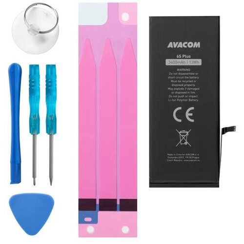 AVACOM Baterija za Apple iPhone 6s Plus - visoka zmogljivost, Li-Ion 3,82 V 3400 mAh (nadomešča 616-00042), (20712178) Cene