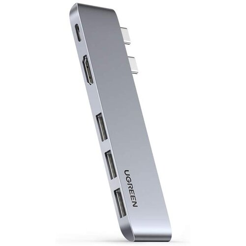 Ugreen USB-C Hub za MacBook (HDMI, USB-C, 2x USB 3.0) - box Cene