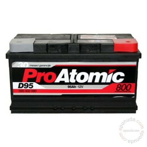 Proatomic 12V 95Ah + 800A D+ akumulator Slike