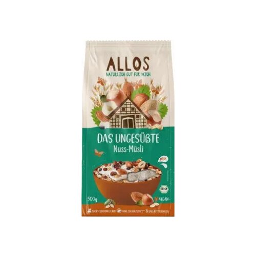 Allos Bio nesladkani muesli - oreščki Cene