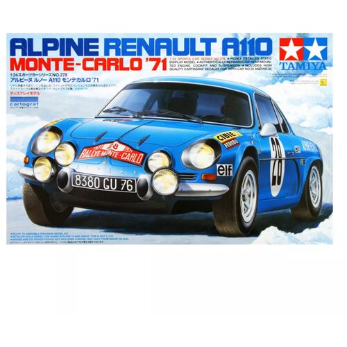 Tamiya model kit car - 1:24 renault alpine A110 “71 monte carlo Cene