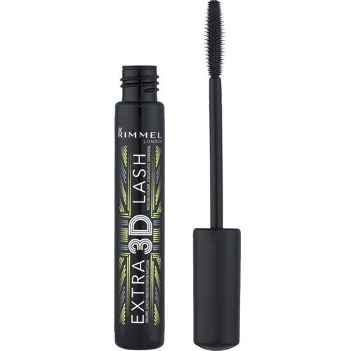 Rimmel London extra 3D Lash maskara za volumen i produljenje trepavica 8 ml nijansa 003 Extreme Black Slike