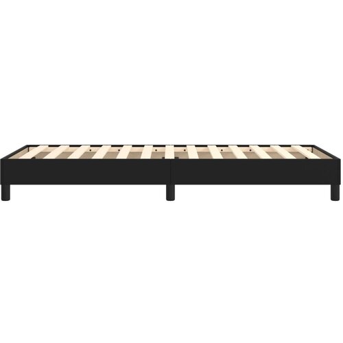  Okvir za krevet s oprugom crni 90x190 cm od umjetne kože Slike