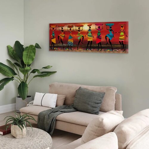  Slika - African Women Dancing 120x40 Akustična Slike