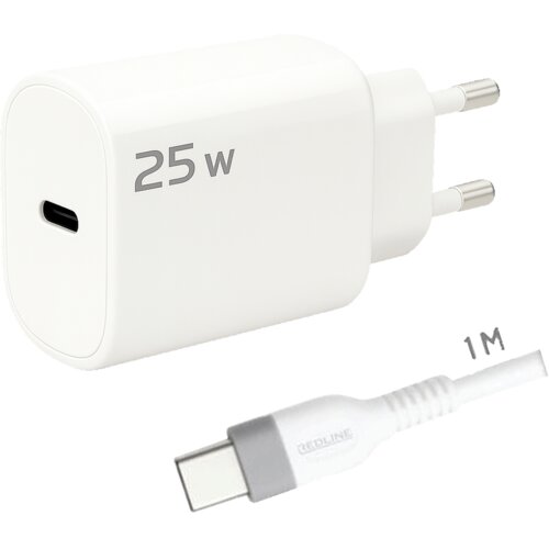 Redline Punjač sa USB-C kablom, 25W - G25C+CC-1M Cijene