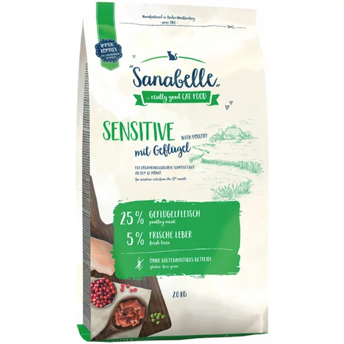 Sanabelle Sensitive s perutnino - 2 kg